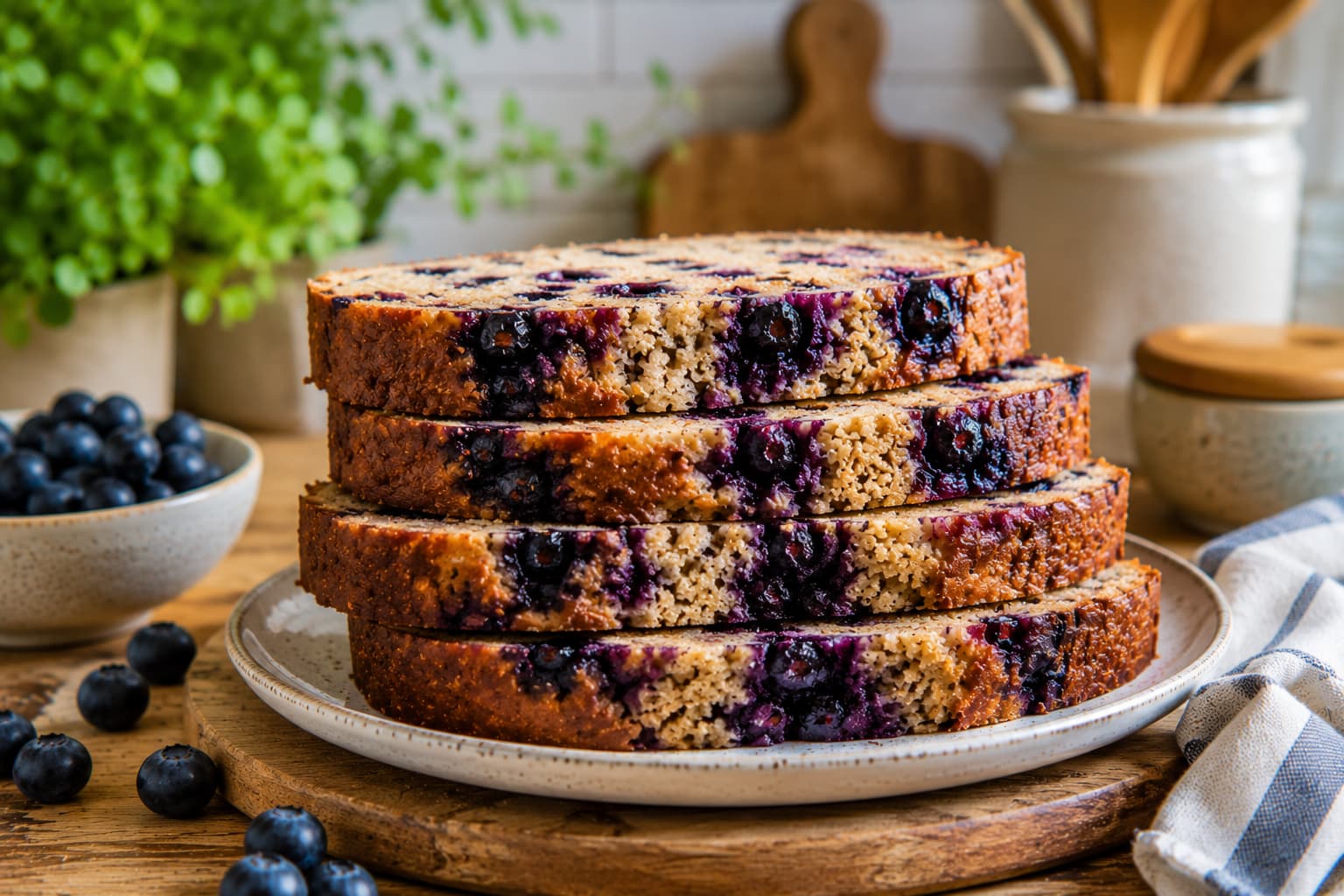 Blauwe-bessenbananenbrood I Jonathan Klaassen