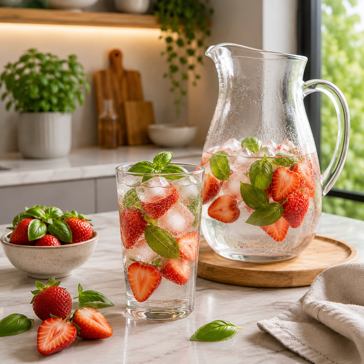 Aardbei-basilicum bruiswater I Jonathan Klaassen
